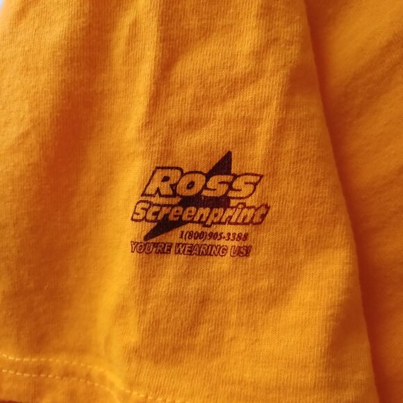2000 Mount Allison Universty To Dance Beneath a Garnet Sky Yellow T-Shirt XL - Picture 5 of 10